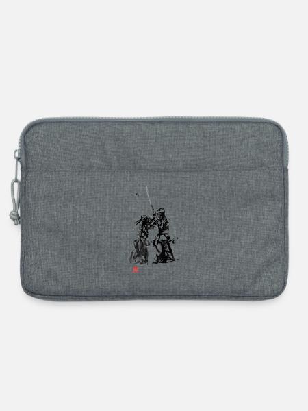 Kendo, eine Kampfkunst aus Japan - Laptoptasche 13" - Grau meliert