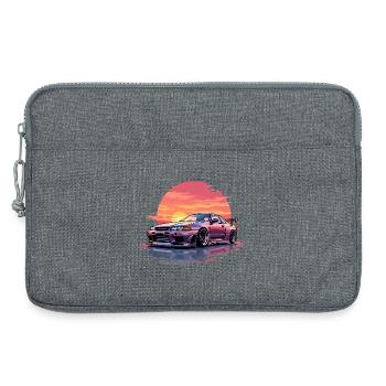 Skyline Sunset - Laptop bag 13" - heather grey - Front