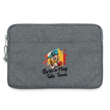 Ping-pong - Sacoche pour ordinateur portable 13 pouces - gris chiné - Devant