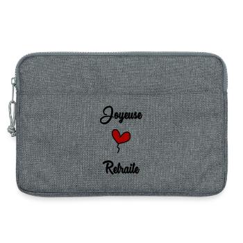 ALLES GUTE FÜR DEN RUHESTAND - Laptoptasche 13" - Grau meliert - Vorne