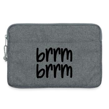 brrm brrm - Laptop bag 13" - heather grey - Front