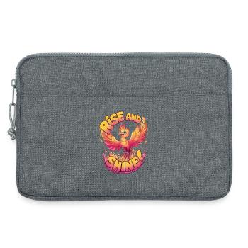 Debout - Sacoche pour ordinateur portable 13 pouces - gris chiné - Devant