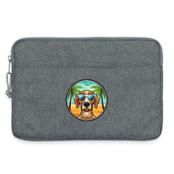 Portugiesische Pointer Hunderasse Cartoon Sonnenbrille - Laptoptasche 13" - Grau meliert - Vorne