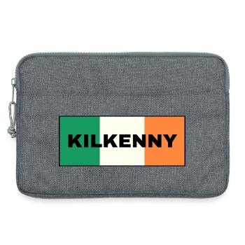 Kilkenny City in irischer Flagge - Laptoptasche 13" - Grau meliert - Vorne
