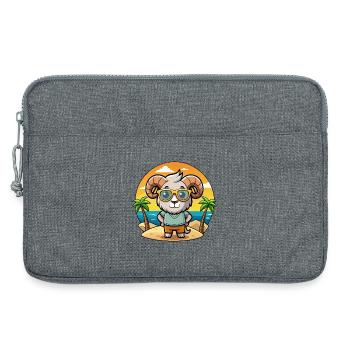 Lunettes de soleil Ram Funny Cartoon Summer Beach - Sacoche pour ordinateur portable 13 pouces - gris chiné - Devant