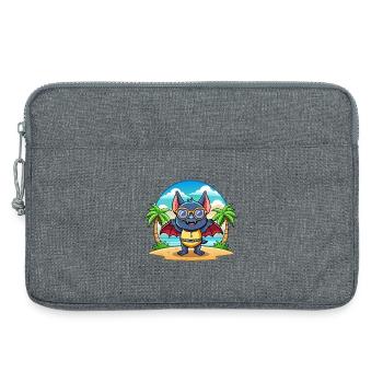 Fledermaus Lustige Cartoon Sommer Strand Sonnenbrille - Laptoptasche 13" - Grau meliert - Vorne