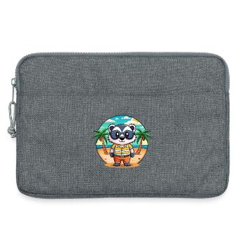 Badger Lustige Cartoon Sommer Strand Sonnenbrille - Laptoptasche 13" - Grau meliert - Vorne