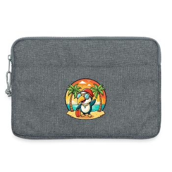 Tukan Lustige Cartoon Sommer Strand Sonnenbrille - Laptoptasche 13" - Grau meliert - Vorne