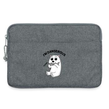 Cadeau de bébé ours polaire ours polaire - Sacoche pour ordinateur portable 13 pouces - gris chiné - Devant