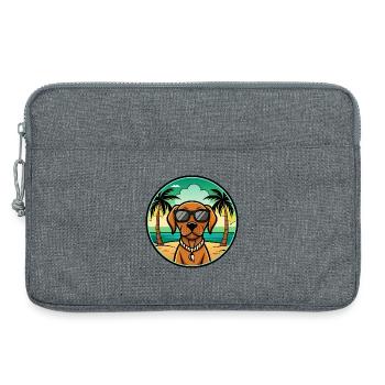 Ungarische Vizsla Hunderasse Cartoon Sonnenbrille Strand - Laptoptasche 13" - Grau meliert - Vorne