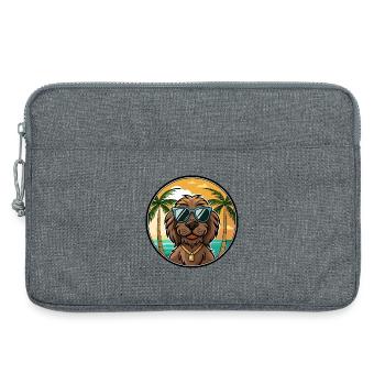 Boykin Spaniel Hunderasse Cartoon Sonnenbrille Strand - Laptoptasche 13" - Grau meliert - Vorne