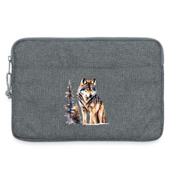 Wolf - Laptoptasche 13" - Grau meliert - Vorne