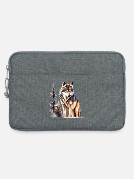 Wolf - Laptoptasche 13" - Grau meliert