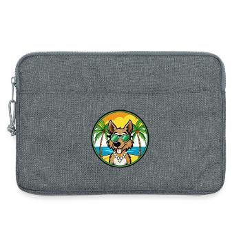 Segugio Italiano Race Chien Dessin Animé Lunettes De Soleil Plage - Sacoche pour ordinateur portable 13 pouces - gris chiné - Devant