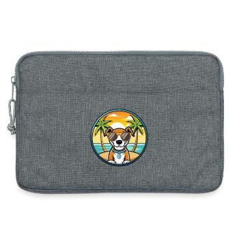 Ariege Pointer Hund Rasse Cartoon Sonnenbrille Strand - Laptoptasche 13" - Grau meliert - Vorne