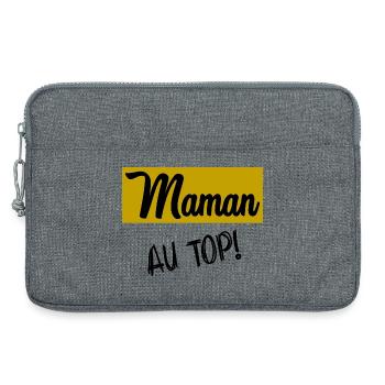 OMA. MUTTERTAG - Laptoptasche 13" - Grau meliert - Vorne