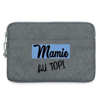 OMA. MUTTERTAG. ALLES GUTE ZUM GEBURTSTAG OMA. ICH LIEBE DICH - Laptoptasche 13" - Grau meliert - Vorne