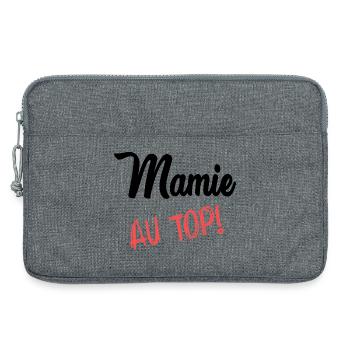 OMA. MUTTERTAG. ALLES GUTE ZUM OMA-TAG - Laptoptasche 13" - Grau meliert - Vorne