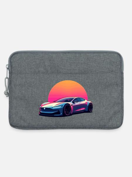 Elektrische Welle - Laptoptasche 13" - Grau meliert