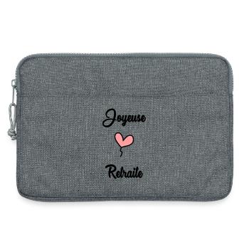 RUHESTAND. RUHESTAND. PENSIONIERT - Laptoptasche 13" - Grau meliert - Vorne