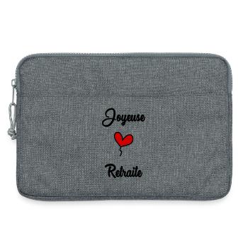 ALLES GUTE FÜR DEN RUHESTAND - Laptoptasche 13" - Grau meliert - Vorne