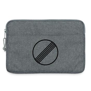 UNBEGRENZT MINIMAL by Unbegrenzt Apparel - Laptoptasche 13" - Grau meliert - Vorne