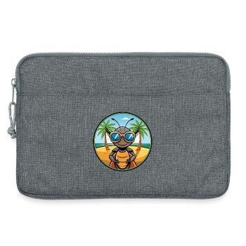 Ameise lustige Cartoon Sommer Strand Sonnenbrille Aufkleber - Laptoptasche 13" - Grau meliert - Vorne