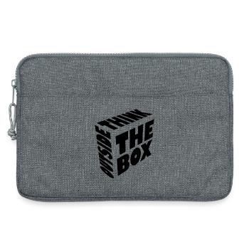 The art of thinking differently - Laptop bag 13" - heather grey - Front