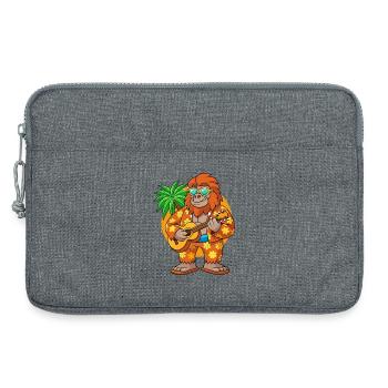 Drôle Bigfoot Cartoon Lunettes de soleil de plage d’été - Sacoche pour ordinateur portable 13 pouces - gris chiné - Devant
