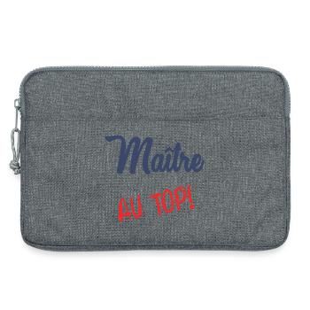 MEISTER AN DER SPITZE - Laptoptasche 13" - Grau meliert - Vorne