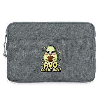 Avo Grande journée ! - Sacoche pour ordinateur portable 13 pouces - gris chiné - Devant