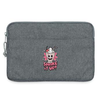 Secouez-le - Sacoche pour ordinateur portable 13 pouces - gris chiné - Devant
