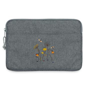 Herbstblumen, Autumn - Laptoptasche 13" - Grau meliert - Vorne