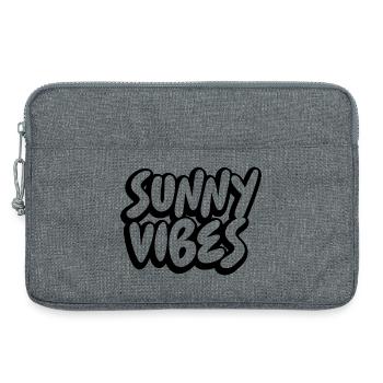 SUNNY VIBES - Laptoptasche 13" - Grau meliert - Vorne