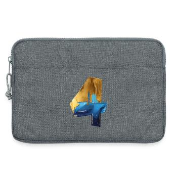NON. 4 NUMÉRO 4 4E ANNIVERSAIRE COOL - Sacoche pour ordinateur portable 13 pouces - gris chiné - Devant