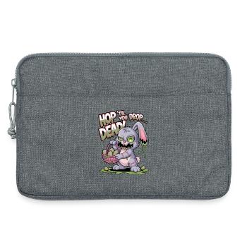 Hüpfe, bis du tot umfällst! - Laptoptasche 13" - Grau meliert - Vorne