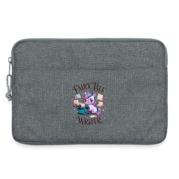 Écrivain de contes de fées - Sacoche pour ordinateur portable 13 pouces - gris chiné - Devant