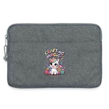 Fabriquer de la magie ! - Sacoche pour ordinateur portable 13 pouces - gris chiné - Devant