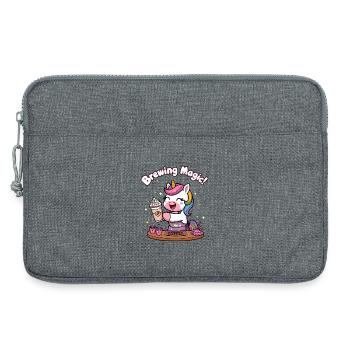 Brasser de la magie ! - Sacoche pour ordinateur portable 13 pouces - gris chiné - Devant