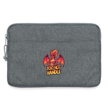 Trop chaud pour être manipulé - Sacoche pour ordinateur portable 13 pouces - gris chiné - Devant