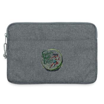 Alimenté par les plantes, pas d’excuses - Sacoche pour ordinateur portable 13 pouces - gris chiné - Devant