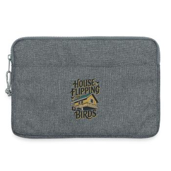Retournement de maison pour les oiseaux - Sacoche pour ordinateur portable 13 pouces - gris chiné - Devant
