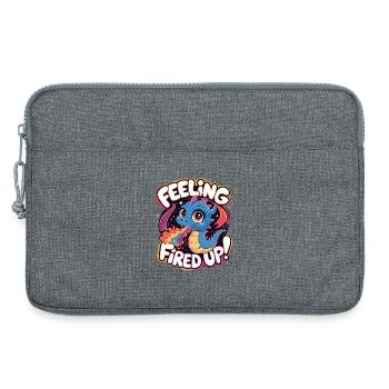 Se sentir enflammé - Sacoche pour ordinateur portable 13 pouces - gris chiné - Devant