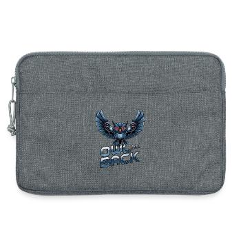Owl Be Back - Laptop bag 13" - heather grey - Front