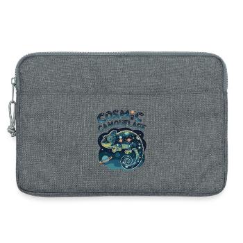 Camouflage cosmique - Sacoche pour ordinateur portable 13 pouces - gris chiné - Devant