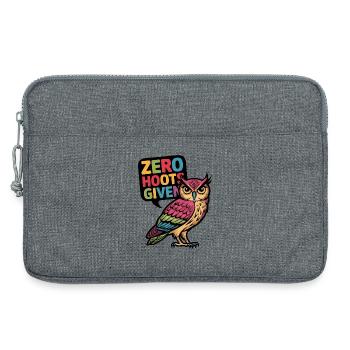 Null Hupen gegeben - Laptoptasche 13" - Grau meliert - Vorne