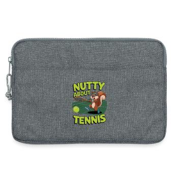 Nutty About Tennis - Sacoche pour ordinateur portable 13 pouces - gris chiné - Devant