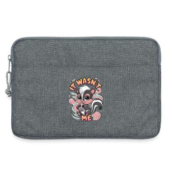 It Wasn't Me - Laptop bag 13" - heather grey - Front
