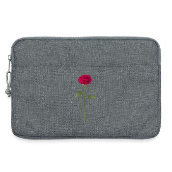 Rose - Sacoche pour ordinateur portable 13 pouces - gris chiné - Devant