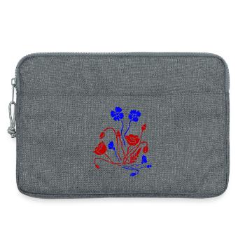 Fleur Picture Fleurs - Sacoche pour ordinateur portable 13 pouces - gris chiné - Devant